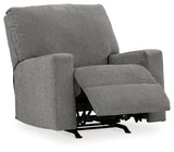 Deltona Graphite Sofa, Loveseat And Recliner