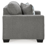 Deltona Graphite Sofa, Loveseat And Recliner