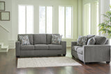 Deltona Graphite Sofa, Loveseat And Recliner