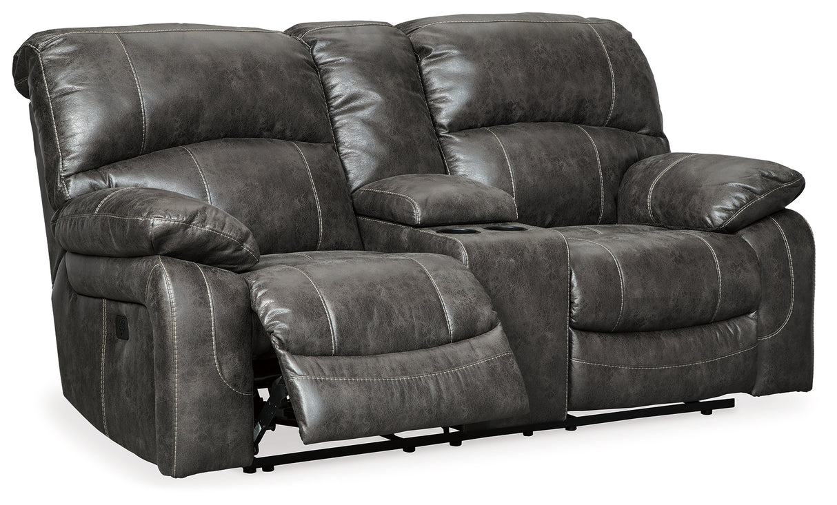 Dunwell Steel Power Reclining Loveseat With Console