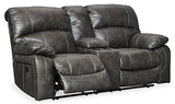 Dunwell Steel Power Reclining Loveseat With Console