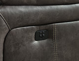 Dunwell Steel Power Reclining Loveseat With Console