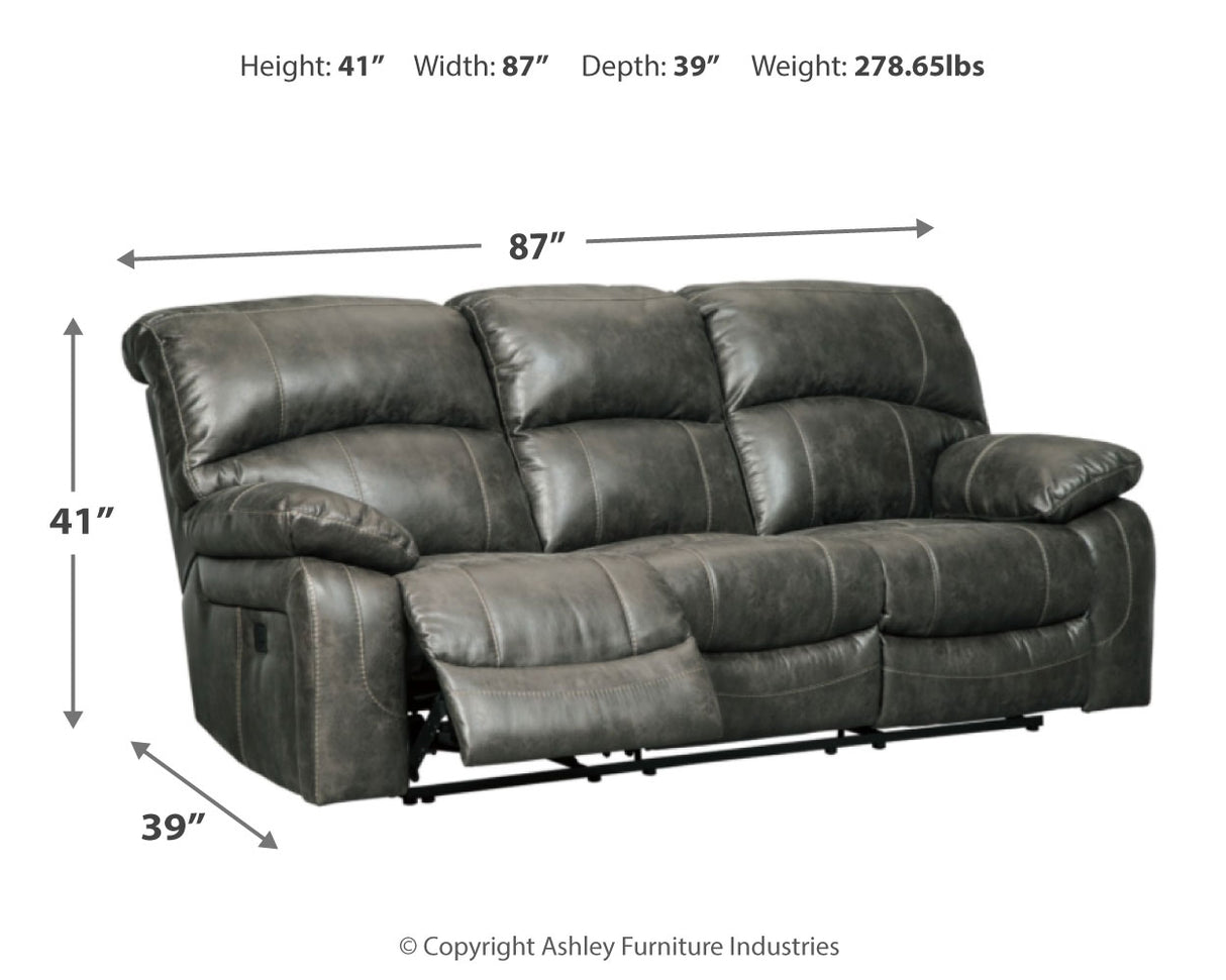 Dunwell Steel Power Reclining Sofa