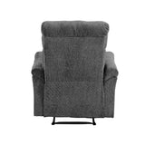 Treyton Gray Chenille Recliner