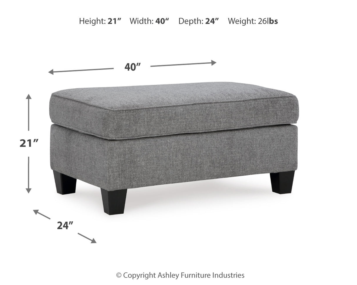 Mathonia Oversized Chair and Ottoman