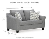 Mathonia Sofa and Loveseat