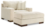 Maggie Oversized Chair and Ottoman