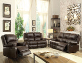 Zuriel Brown Synthetic Leather Sofa