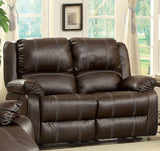 Zuriel Brown Reclining Living Room Set