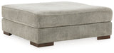 Bayless Smoke Oversized Accent Ottoman