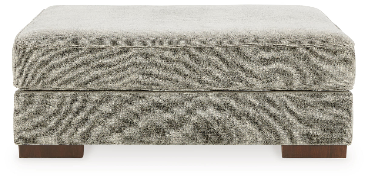 Bayless Smoke Oversized Accent Ottoman