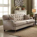 Alianza Beige Fabric Sofa