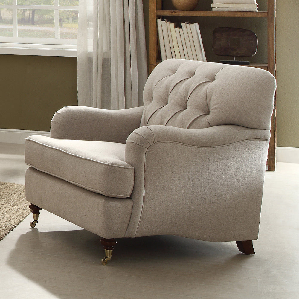 Alianza Beige Fabric Chair