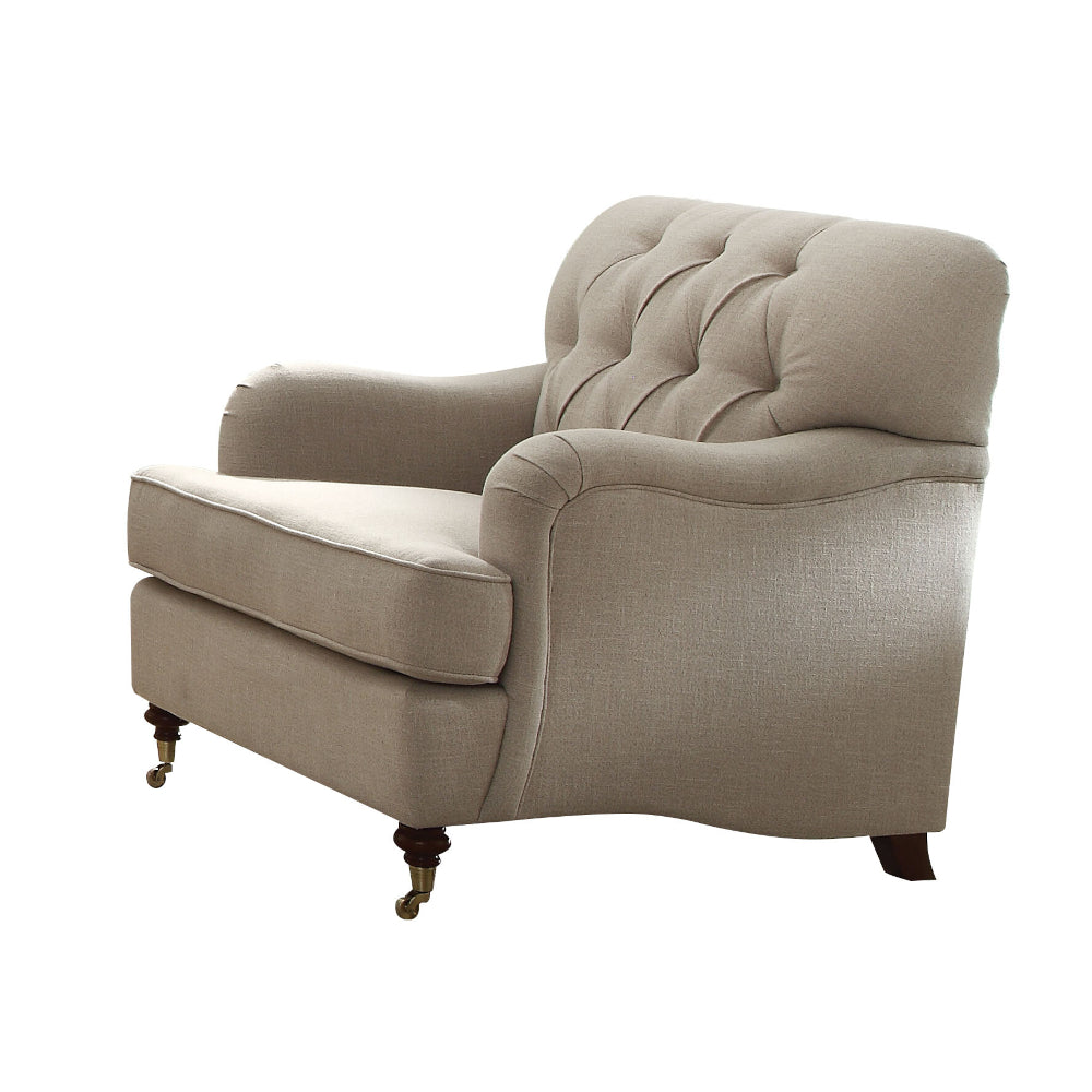 Alianza Beige Fabric Chair