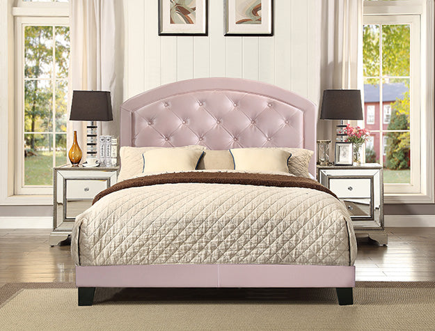 Gaby Full Platform Bed Adj Hb Pink