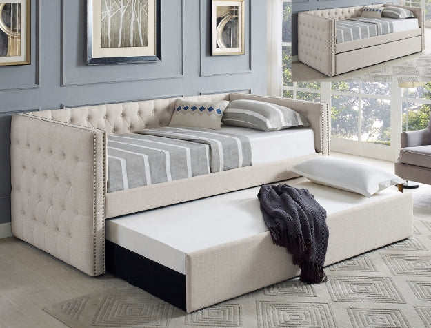 Trina Ivory Daybed Back+Side Rail