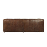 Brancaster Retro Brown Top Grain Leather Sofa