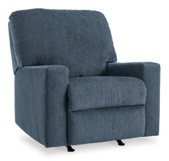 Rannis Navy Recliner