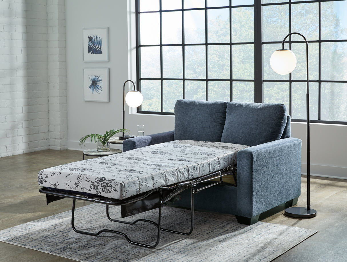 Rannis Navy Twin Sofa Sleeper