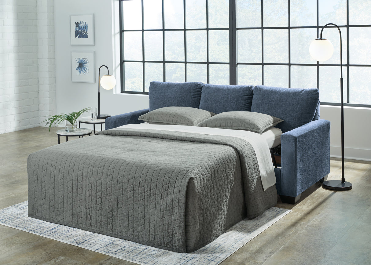 Rannis Navy Queen Sofa Sleeper