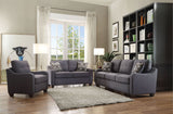 Cleavon II Gray Linen Living Room Set