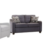 Cleavon Gray Linen Ii Loveseat