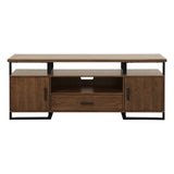 Sedley Walnut/Rustic Black TV Stand