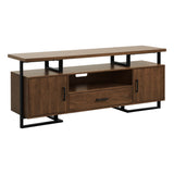 Sedley Walnut/Rustic Black TV Stand