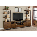 Sedley Walnut/Rustic Black TV Stand