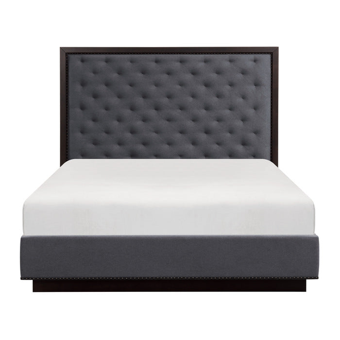 Larchmont Charcoal Eastern King Bed