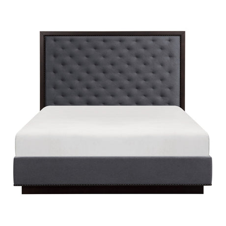 Larchmont Charcoal Eastern King Bed