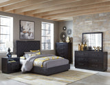 Larchmont Charcoal Eastern King Bed