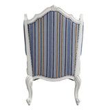 Ciddrenar Fabric & White Finish Chair