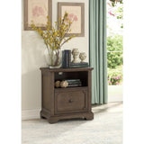 Toulon Dark Oak File Cabinet