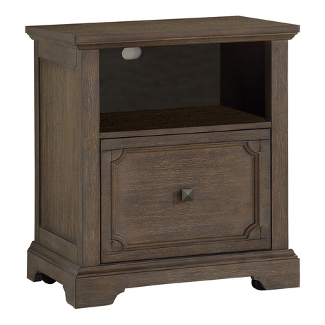 Toulon Dark Oak File Cabinet