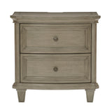 Vermillion Gray Cashmere Nightstand