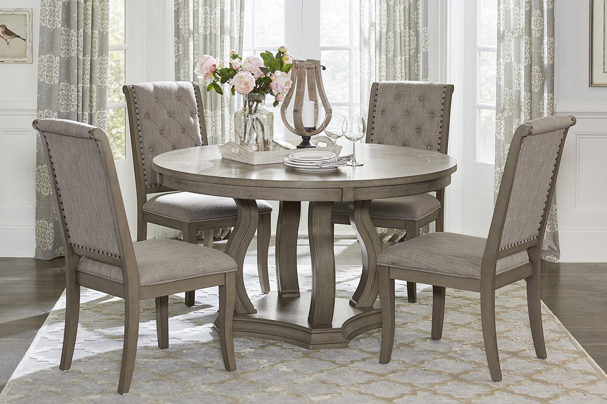 Vermillion Round Dining Table