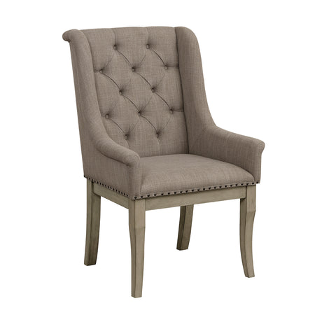 Vermillion Subtle Bisque Arm Chair