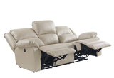 Zuriel Beige Synthetic Leather Sofa