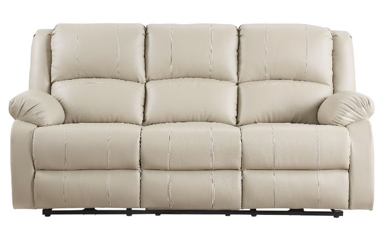 Zuriel Beige Synthetic Leather Sofa