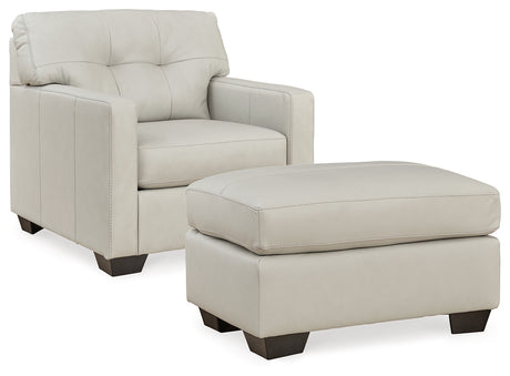 Belziani Oversized Chair and Ottoman