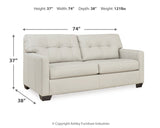 Belziani Coconut Sofa, Loveseat, Oversized Chair And Ottoman