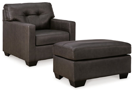 Belziani Oversized Chair and Ottoman