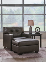 Belziani Oversized Chair and Ottoman