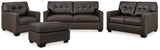 Belziani Sofa, Loveseat, Oversized Chair and Ottoman