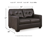 Belziani Sofa, Loveseat, Oversized Chair and Ottoman