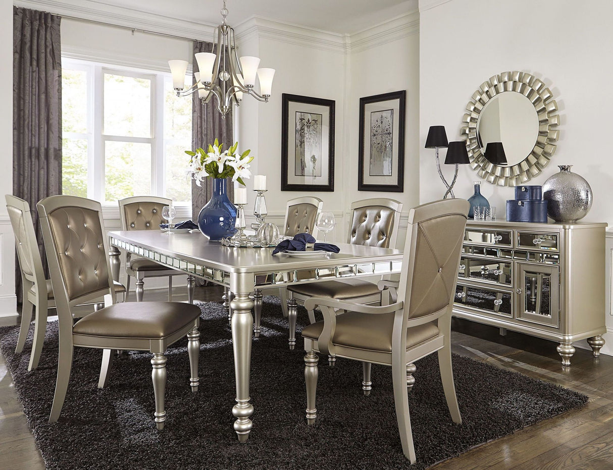 Orsina Silver Extendable Dining Room Set