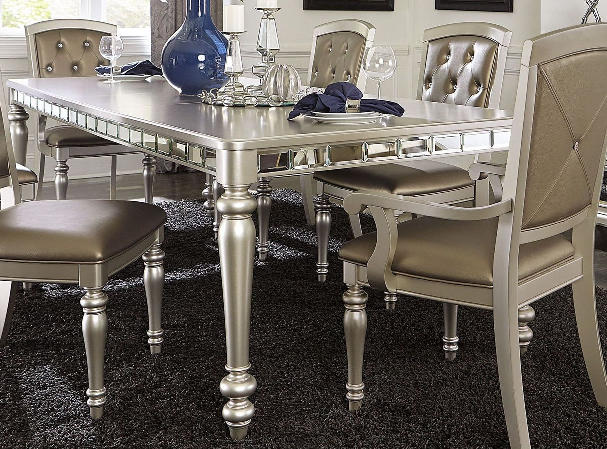 Orsina Silver Extendable Dining Room Set