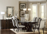 Savion Espresso Natural Tone Extendable Dining Room Set