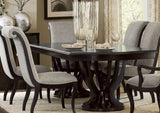 Savion Espresso Natural Tone Extendable Dining Room Set